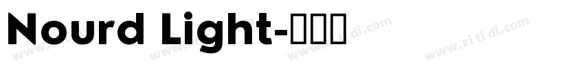 Nourd Light字体转换